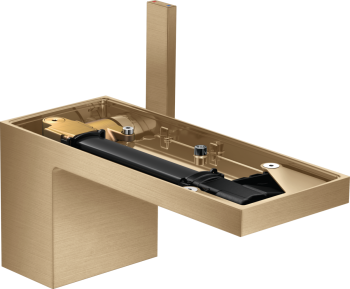 - AXOR MyEdition Jednouchwytowa bateria umywalkowa 70 bez płytki z kompletem odpływowym Push-Open brąz szczotkowany 47012140 - 47012140 - Łazienki Szydłowski