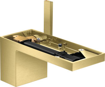 - AXOR MyEdition Jednouchwytowa bateria umywalkowa 70 bez płytki z kompletem odpływowym Push-Open mosiądz szczotkowany  47012950 - 47012950 U - Łazienki Szydłowski