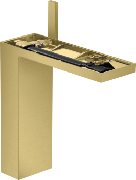  - AXOR MyEdition bateria umywalkowa 230 bez płytki do umywalek nablatowych z kompletem odpływowym Push-Open mosiądz szczotkowany 47022950 - 47022950 - Łazienki Szydłowski