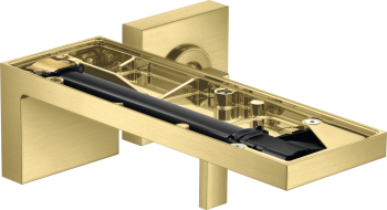 - AXOR MyEdition Jednouchwytowa bateria umywalkowa z wylewką 221 mm bez płytki, ścienna, podtynkowa mosiądz szczotkowany 47062950 - 47062950 - Łazienki Szydłowski