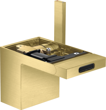 - AXOR MyEdition Jednouchwytowa bateria bidetowa bez płytki z kompletem odpływowym Push-Open mosiądz szczotkowany 47212950 - 47212950 - Łazienki Szydłowski