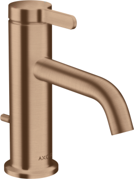  - AXOR One Jednouchwytowa bateria umywalkowa 70 z kompletem odpływowym z cięgłem czerwone złoto szczotkowane 48000310 - 48000310 - Łazienki Szydłowski