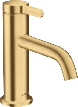  - AXOR One Jednouchwytowa bateria umywalkowa 70 z niezamykanym kompletem odpływowym złoty optyczny szczotkowany 48001250 - 48001250 - Łazienki Szydłowski