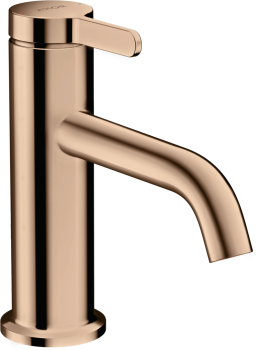  - AXOR One bateria umywalkowa 70 z niezamykanym kompletem odpływowym czerwony złoty polerowany 48001300 - 48001300 - Łazienki Szydłowski