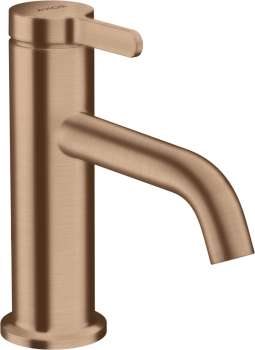  - AXOR One Jednouchwytowa bateria umywalkowa 70 z niezamykanym kompletem odpływowym czerwone złoto szczotkowane 48001310 - 48001310 - Łazienki Szydłowski