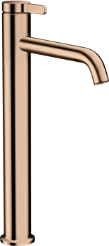  - AXOR One bateria umywalkowa z niezamykanym kompletem odpływowym czerwony złoty polerowany 48002300 - 48002300 - Łazienki Szydłowski