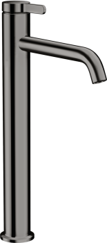  - AXOR One Jednouchwytowa bateria umywalkowa 260 do umywalek nablatowych z niezamykanym kompletem odpływowym czarny chrom polerowany 48002330 - 48002330 - Łazienki Szydłowski