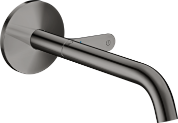  - AXOR One Bateria umywalkowa Select z wylewką 220 mm, ścienna, podtynkowa czarny chrom polerowany 48112330 - 48112330 - Łazienki Szydłowski