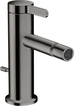  - AXOR One Jednouchwytowa bateria bidetowa z kompletem odpływowym z cięgłem czarny chrom polerowany  48210330 - 48210330 - Łazienki Szydłowski