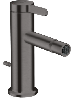  - AXOR One bateria bidetowa z kompletem odpływowym z cięgłem czarny chrom szczotkowany 48210340 - 48210340 - Łazienki Szydłowski