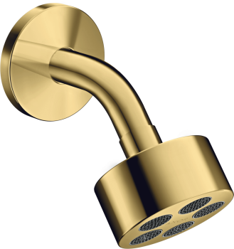  - AXOR One deszczownica prysznicowa 75 1jet EcoSmart z ramieniem prysznicowym złoty optyczny polerowany 48490990 - 48490990 - Łazienki Szydłowski