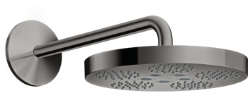  - AXOR One deszczownica prysznicowa 28 cm  1jet z ramieniem prysznicowym czarny chrom polerowany 48491330 - 48491330 - Łazienki Szydłowski