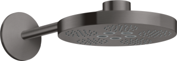  - AXOR One deszczownica prysznicowa 28 cm  2jet z ramieniem prysznicowym czarny chrom szczotkowany 48492340 - 48492340 - Łazienki Szydłowski
