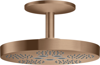  - AXOR One deszczownica prysznicowa 28 cm  2jet z przyłączem sufitowym czerwone złoto szczotkowane 48494310 - 48494310 - Łazienki Szydłowski