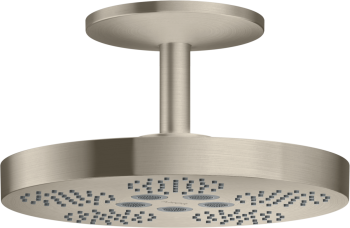  - AXOR One deszczownica prysznicowa 28 cm 2jet z przyłączem sufitowym nikiel szczotkowany 48494820 - 48494820 U - Łazienki Szydłowski