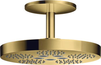  - AXOR One deszczownica prysznicowa 28 cm 2jet z przyłączem sufitowym złoty optyczny polerowany 48494990 - 48494990 - Łazienki Szydłowski