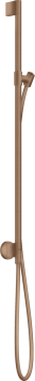 - AXOR One Drążek prysznicowy z przyłączem i wężem 160 cm Czerwone Złoto Szczotkowane 48792310 - 48792310 - Łazienki Szydłowski