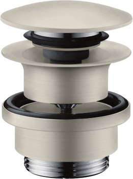  - AXOR Komplet odpływowy Push-Open do umywalek i bidetów stal szlachetna optyczna 51300800 - 51300800 - Łazienki Szydłowski