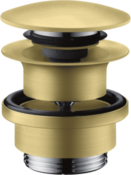 - AXOR Komplet odpływowy Push-Open do umywalek i bidetów mosiądz szczotkowany 51300950 - 51300950 - Łazienki Szydłowski