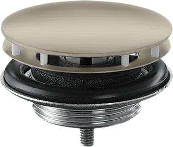 - AXOR Niezamykany komplet odpływowy do umywalek nikiel szczotkowany 51301820 - 51301820 - Łazienki Szydłowski