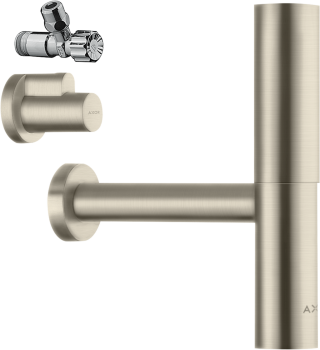  - AXOR Syfon ozdobny Flowstar, zestaw nikiel szczotkowany 51304820 - 51304820 - Łazienki Szydłowski