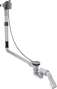  - AXOR Kompletny syfon wannowy z napełnianiem przez przelew, specjalny Czarny Chrom Polerowany 58317330 - 58317330 - Łazienki Szydłowski