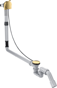  - AXOR Kompletny syfon wannowy z napełnianiem przez przelew, specjalny złoty optyczny polerowany 58317990 - 58317990 - Łazienki Szydłowski