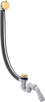  - AXOR Kompletny syfon wannowy z przelewem, specjalny złoty optyczny polerowany 58318990 - 58318990 - Łazienki Szydłowski