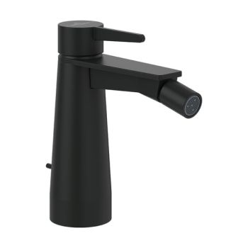  - Villeroy&Boch Conum bateria bidetowa z zestawem odpływowym czarny mat TVB127001000K5 - TVB127001000K5 - Łazienki Szydłowski