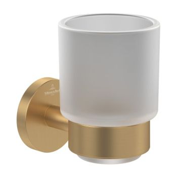  - Villeroy&Boch Elements-Tender uchwyt szklany, złoty szczotkowany TVA15101800076 - TVA15101800076 - Łazienki Szydłowski