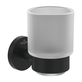  - Villeroy&Boch Elements-Tender uchwyt szklany, czarny mat TVA151018000K5 - TVA151018000K5 - Łazienki Szydłowski