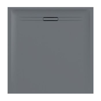  - Geberit Sestra Brodzik kwadratowy z konglomeratu 90 x 90 cm, szary / struktura łupka 550260002 - 550.260.00.2 - Łazienki Szydłowski
