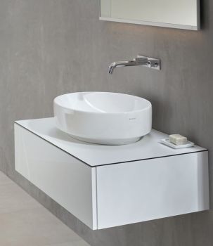  - GEBERIT Variform Umywalka nablatowa, owalna, 55x40 cm biały połysk 500771002 - 500771002 - Łazienki Szydłowski