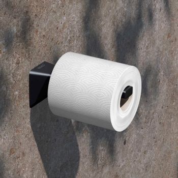 - KEUCO Aveno uchwyt na zapasowy papier czarny mat 14663370000 - 14663370000 - Łazienki Szydłowski