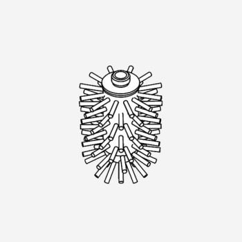  - DURAVIT STARCK T szczotka wc - element wymienny kolor czarny 1004710000 - 1004710000 - Łazienki Szydłowski