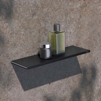 - KEUCO Aveno półka prysznicowa do przyklejenia, do przykręcenia czarny mat 14658370000 - 14658370000 - Łazienki Szydłowski