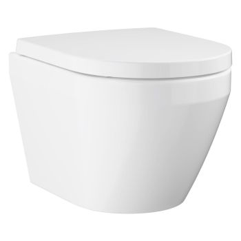 - GROHE-Euro Ceramic miska WC wisząca z deską kolor biały 102509SH00 - 102509SH00 - Łazienki Szydłowski