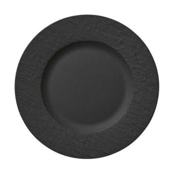 - Villeroy&Boch Manufacture Rock Talerz śniadaniowy 22 cm czarny 1042392640 - 1042392640 - Łazienki Szydłowski