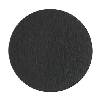 - Villeroy&Boch Manufacture Rock talerz do pizzy 32 cm czarny 1042392590 - 1042392590 - Łazienki Szydłowski