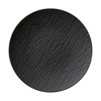 - Villeroy&Boch Manufacture Rock Talerz 25 cm czarny 1042392630 - 1042392630 - Łazienki Szydłowski