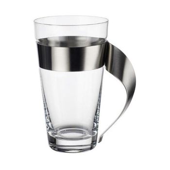  - Villeroy&Boch NewWave Szklanka z uchwytem do latte macchiato Przezroczysty, 300 ml, szkło 1137373421 - 1137373421 - Łazienki Szydłowski