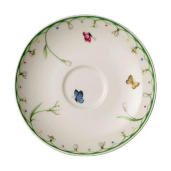 - Villeroy&Boch Colourful Spring Spodek do filiżanki do kawy Zielony, Ø14,8 cm, 1486631310 - 1486631310 - Łazienki Szydłowski