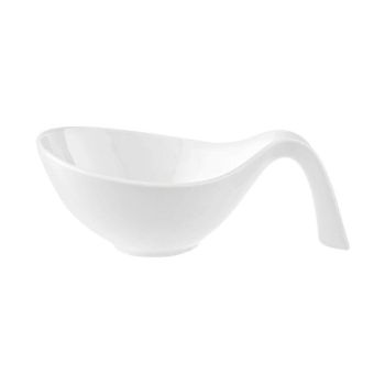 - Villeroy&Boch Flow Miseczka do musli 420 ml, biała 1034201925 - 1034201925 - Łazienki Szydłowski