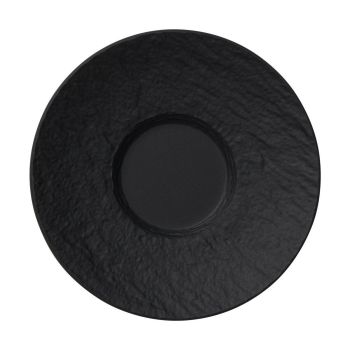 - Villeroy&Boch Manufacture Spodek do filiżanki do espresso Czarny, Ø12,1 cm, 1042391430 - 1042391430 - Łazienki Szydłowski