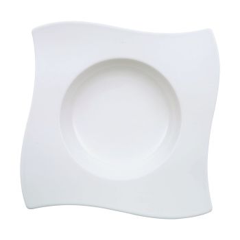  - Villeroy&Boch NewWave Talerz głęboki 24,5 x 24,5 cm biały 1025252709 - 1025252709 - Łazienki Szydłowski