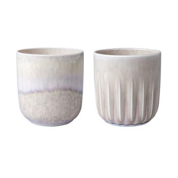  - Villeroy&Boch Zestaw kubków 2-częściowy Perlemor Sand 1951728403 - 1951728403 - Łazienki Szydłowski