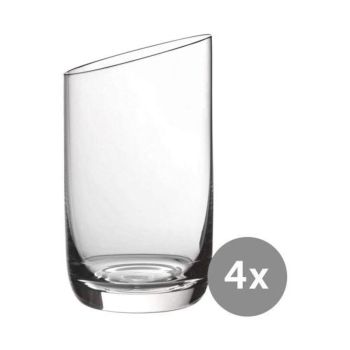  - Villeroy&Boch NewMoon Szklanka do wody Przezroczysty, 200 ml, szkło kryształowe - 4 sztuki  1136538070 - 1136538070 - Łazienki Szydłowski