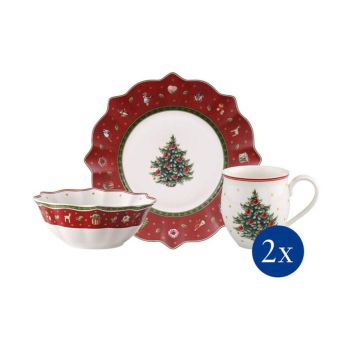  - Villeroy&Boch Toy's Delight Zestaw śniadaniowy Czerwony 1485857281 - 1485857281 - Łazienki Szydłowski