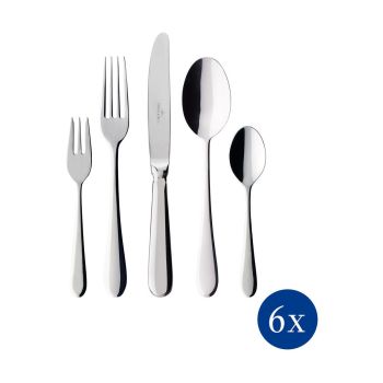 - Villeroy&Boch Oscar Zestaw sztućców 30 elementów stal nierdzewna 1263399057 - 1263399057 - Łazienki Szydłowski