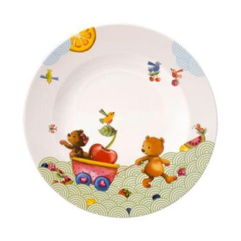 - Villeroy&Boch Kiddy Bears Talerzyk dla dzieci Zielony, 21,5 x 21,5 cm, Głodny jak niedźwiedź 1486652640 - 1486652640 - Łazienki Szydłowski